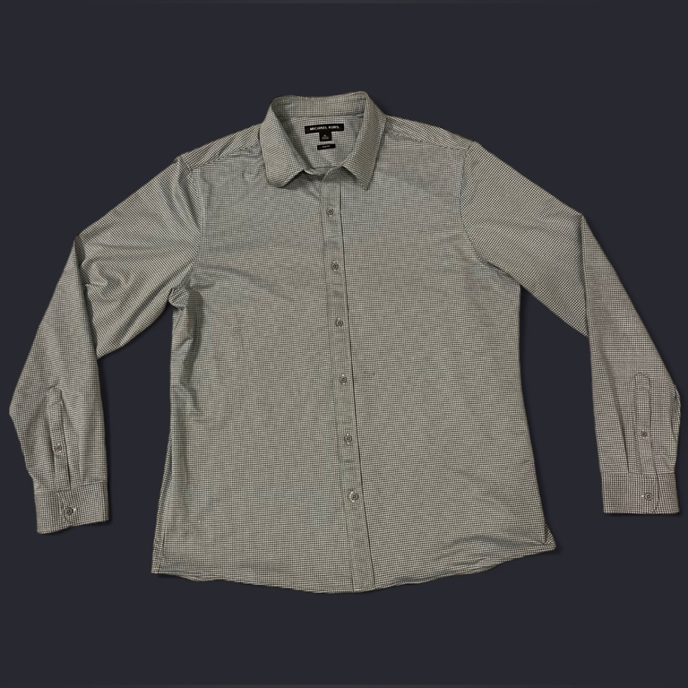 Michael Kors Men’s Long Sleeve Slim Fit Shirt